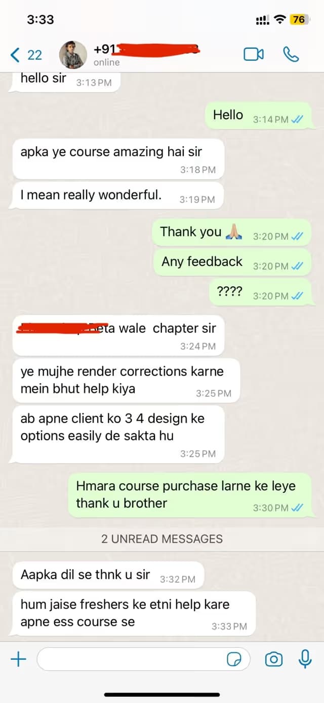 WallArc Academy student review screenshot 1