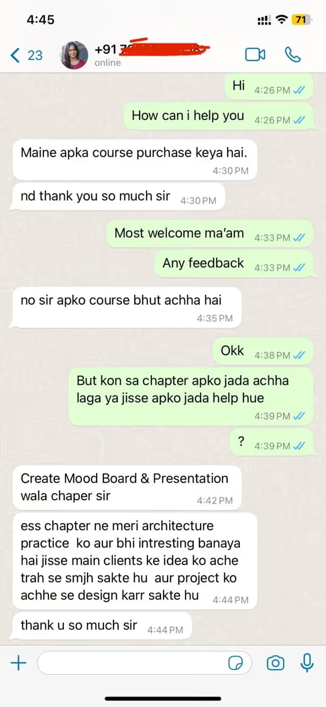 WallArc Academy student review screenshot 4