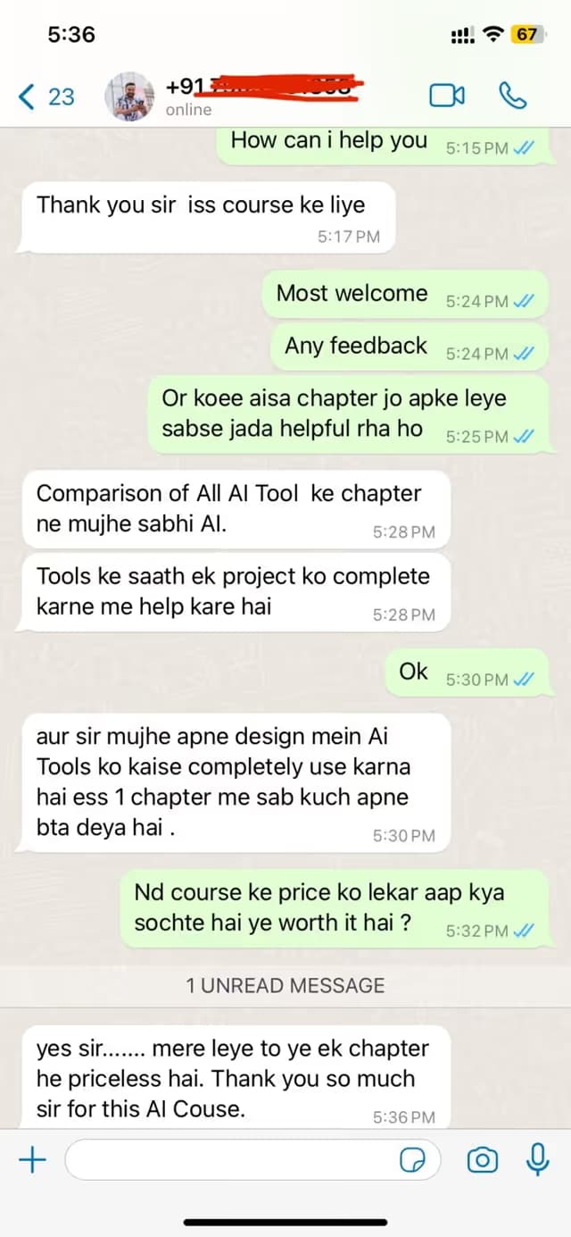 WallArc Academy student review screenshot 6